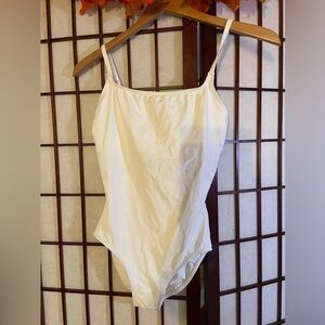 Danskin White Leotard